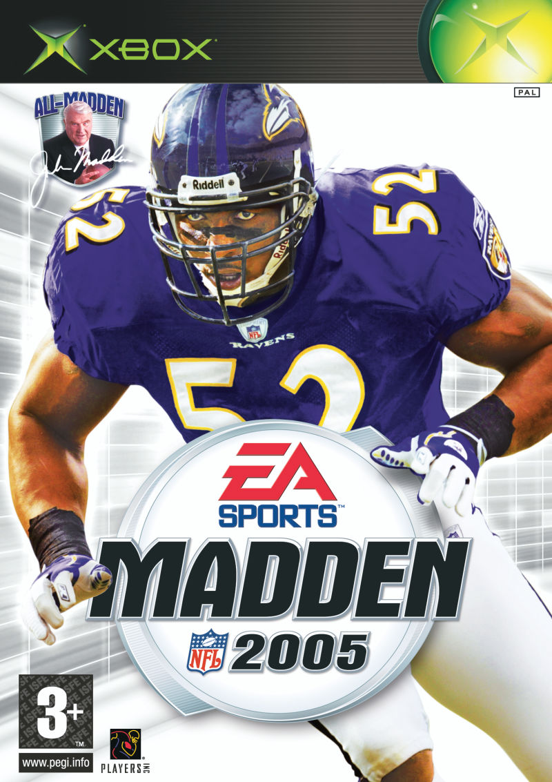 Madden 2005 box art for Playstation 2